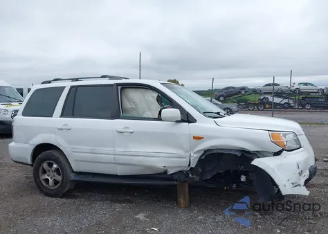 2007 Honda Pilot Ex-L из США, поврежденный, VIN 2HKYF18537H522156